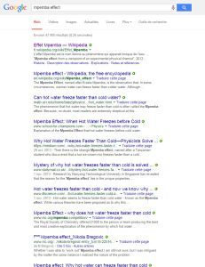 Query mbempa effect sur Google France